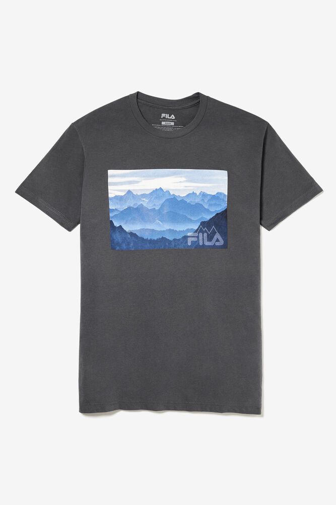 Fila T Skjorte Herre Grå Mountain Vista 134725-APZ